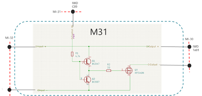 Example of Electronics Schematic Module Interface
