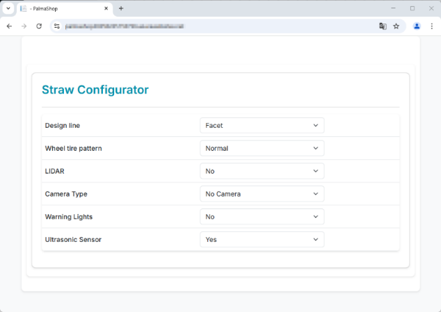 Straw Configurator